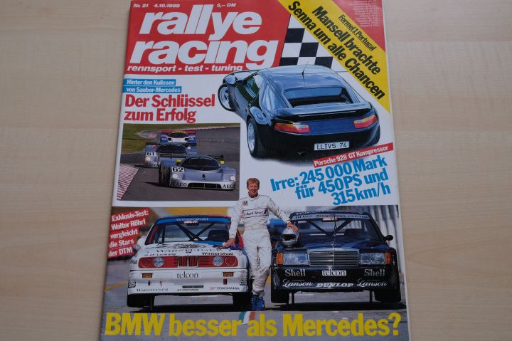 Deckblatt Rallye Racing (21/1989)